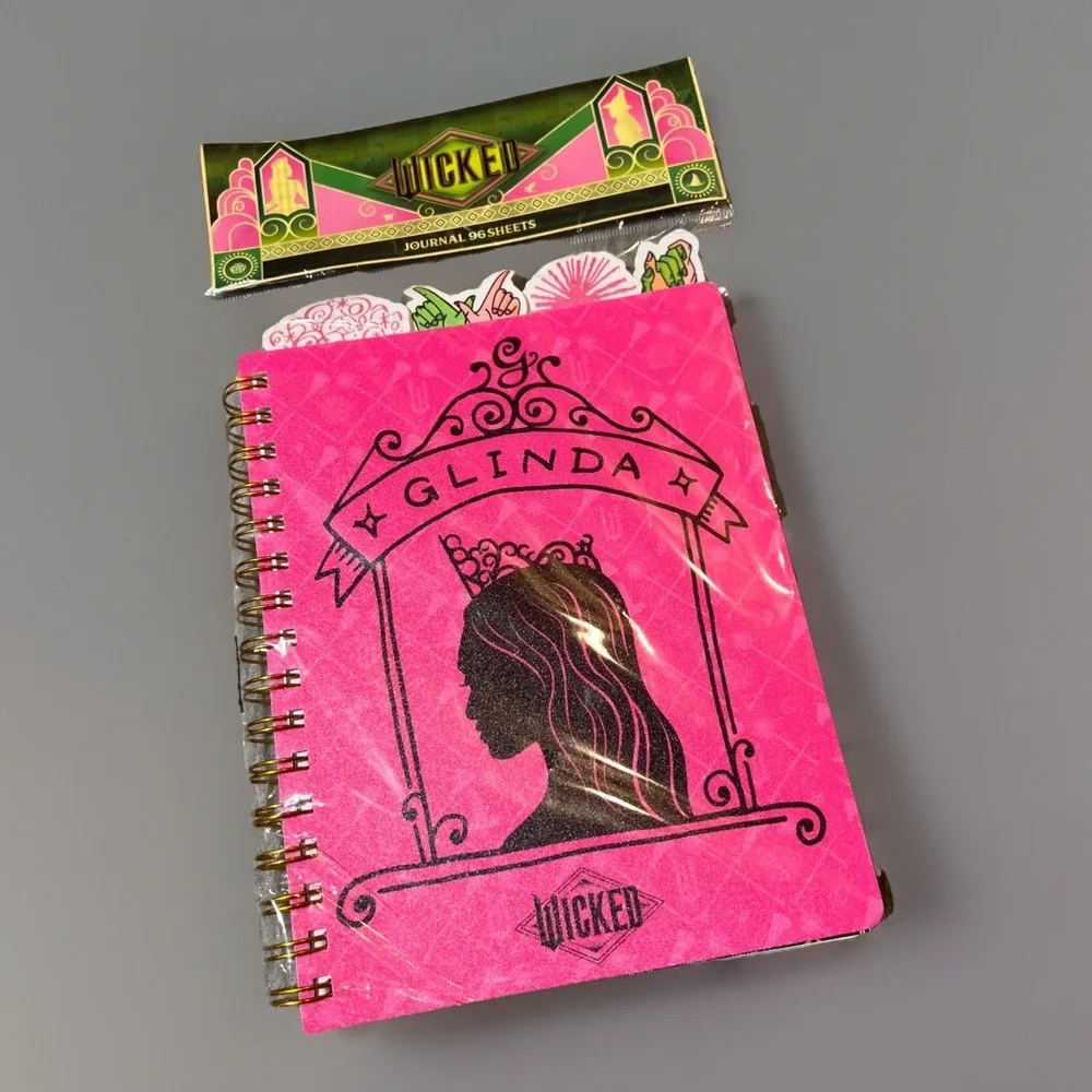 Wicked‎ Glinda Witch OZ Spiral Journal 96 Sheets Target Innovative Designs New